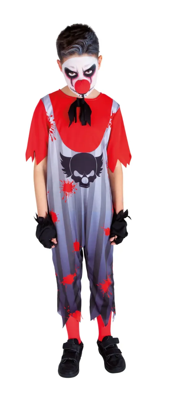 Rubies Clown Cattivo con Suono costume bambino box sonora