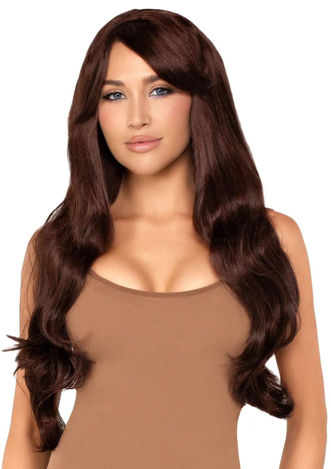 Leg Avenue Long Wavy Wig parrucca rossa lunga mossa