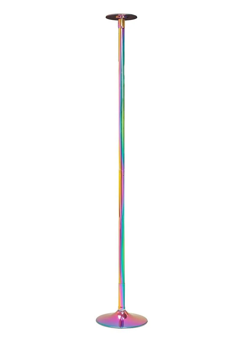 Pleasure Wigs Power Pole Pro Palo Pole Dance Rainbow Chrome