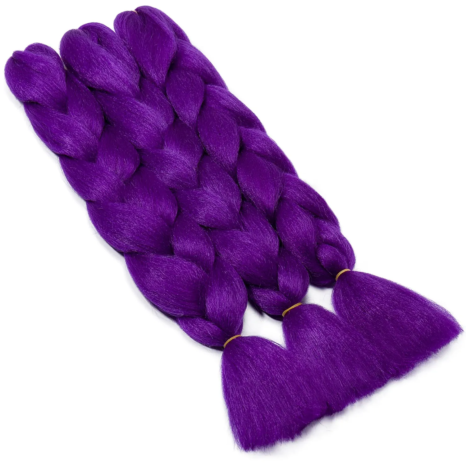 Gairyan Treccine Jumbo Braids Viola Scuro 60cm 5 Pezzi