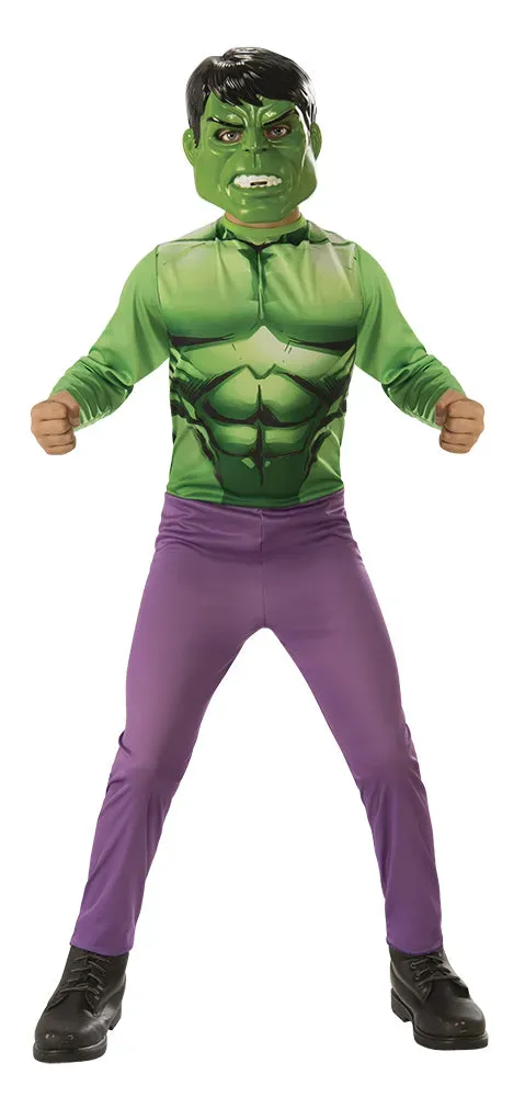 Rubies Hulk costume bambino muscoloso verde