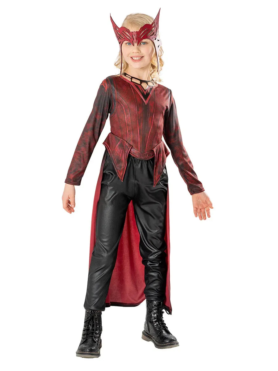Rubies Strega Scarlatta Deluxe costume bambina M Marvel