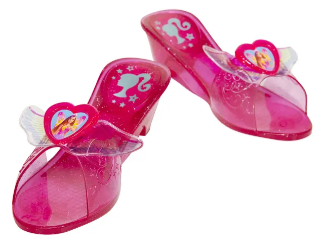 Rubies Barbie scarpe rosa costume bambina OS