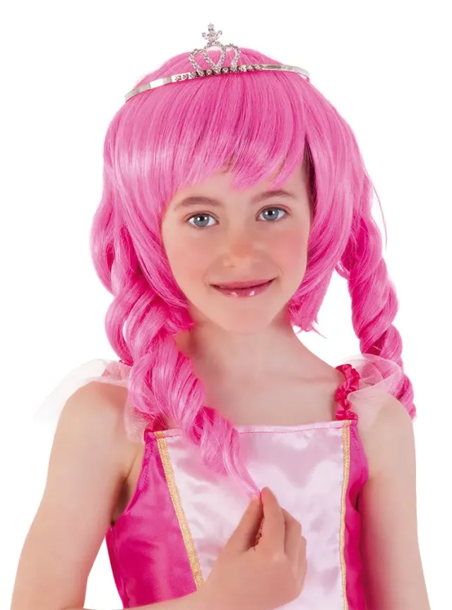 Rubies Principessa Inf Parrucca fucsia bambina