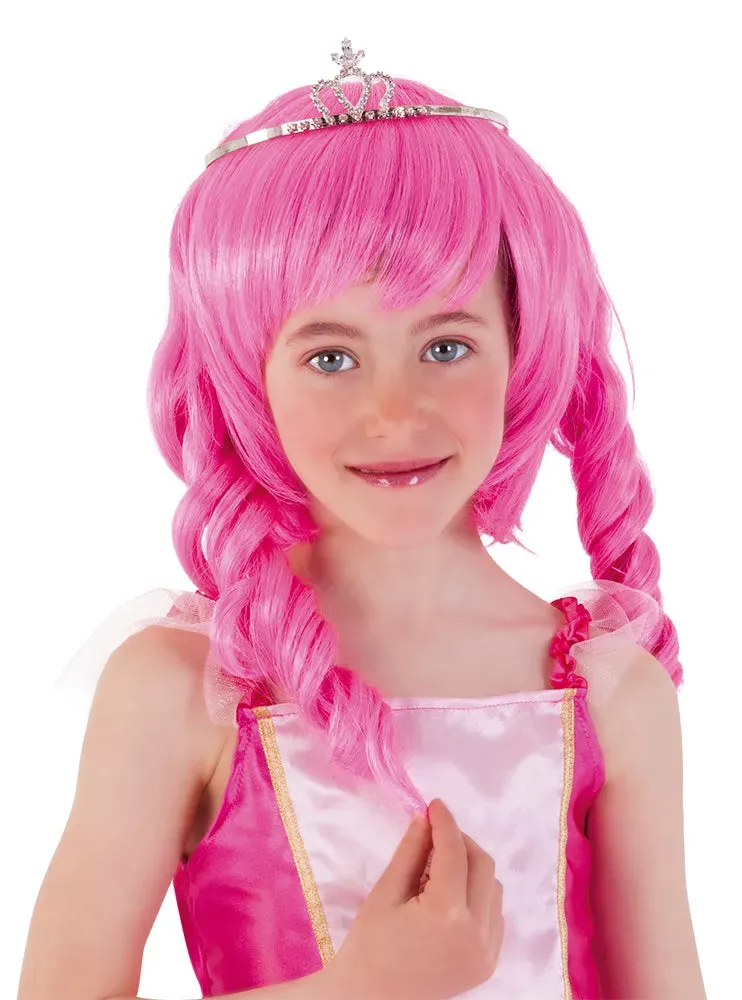 Rubies Principessa Inf Parrucca fucsia bambina