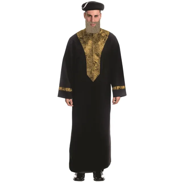 Dress Up America Rabbino costume adulto nero realistico