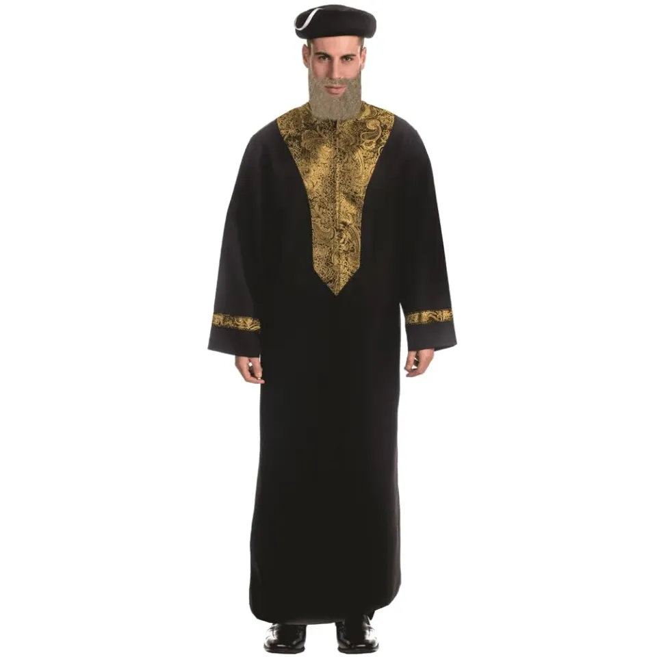Dress Up America Rabbino costume adulto nero realistico