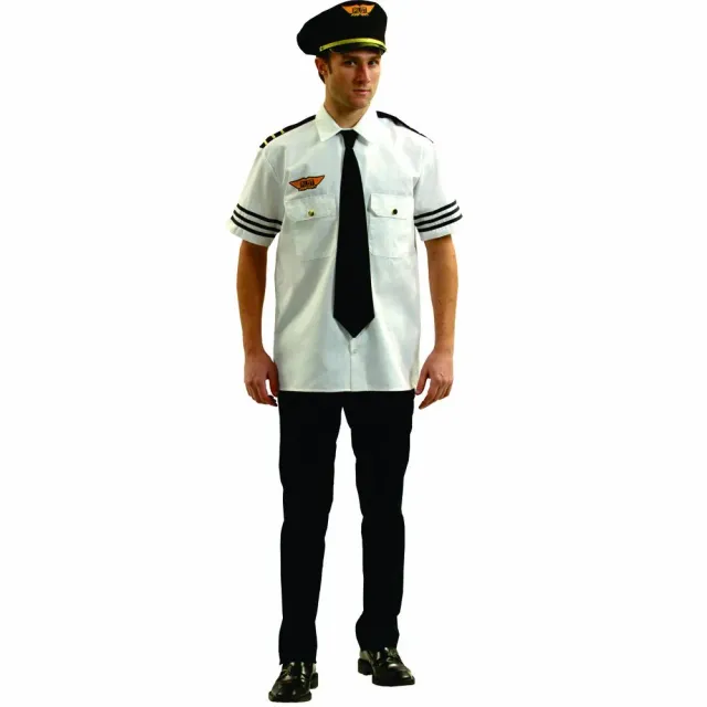Dress Up America Pilota costume adulto taglia unica cappello