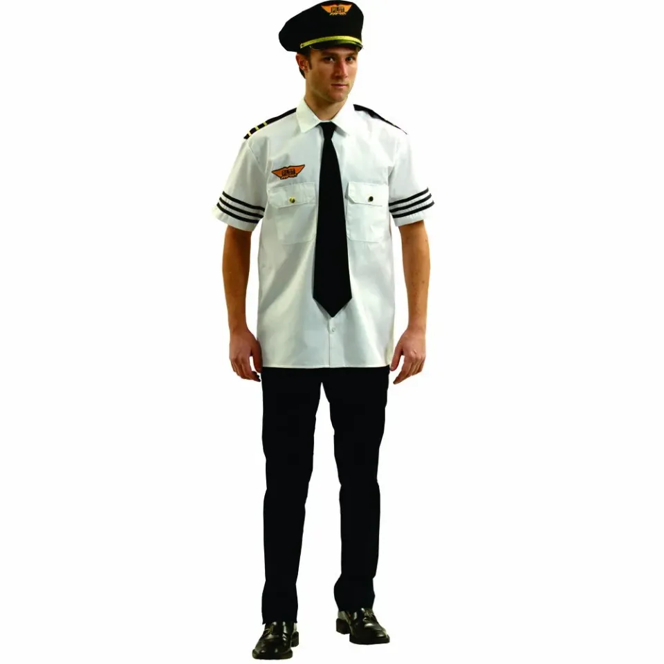 Dress Up America Pilota costume adulto taglia unica cappello
