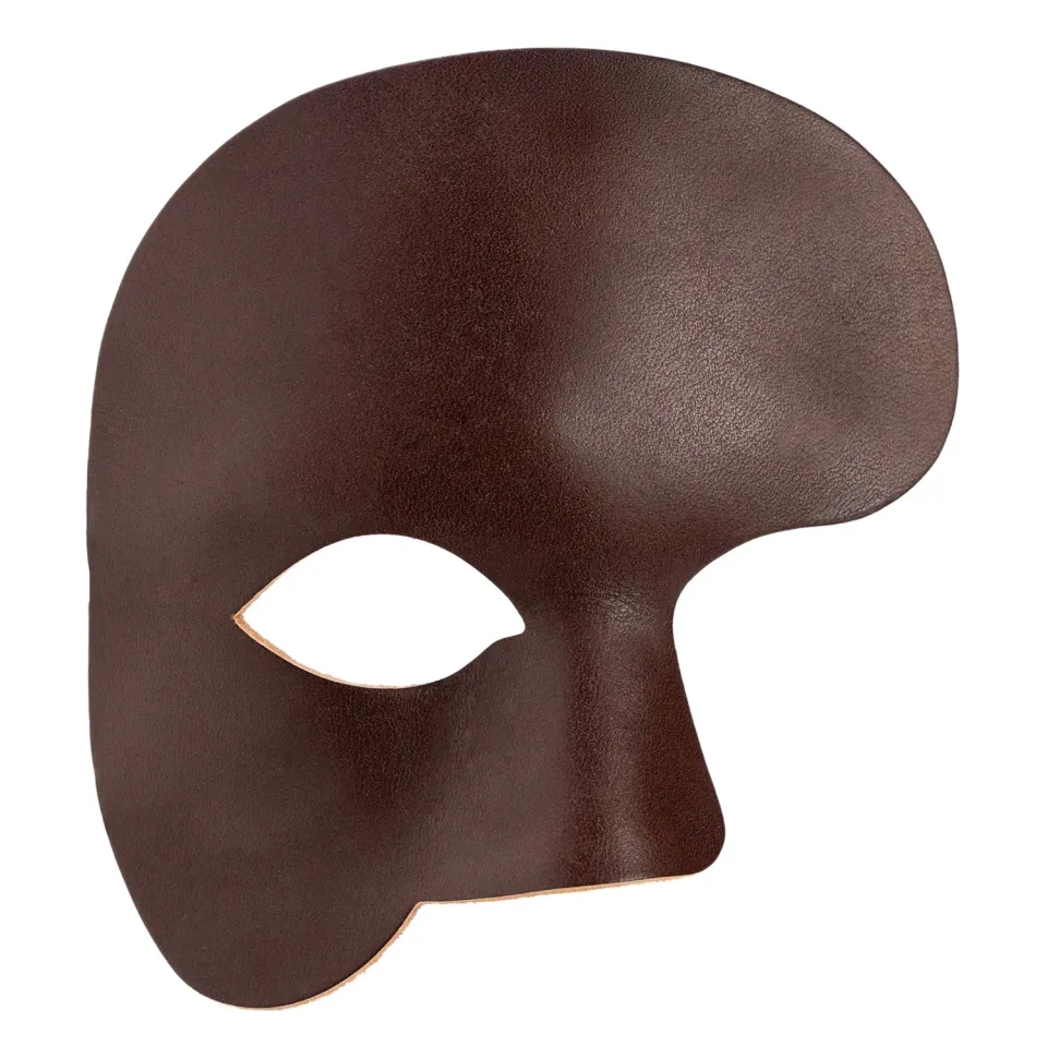 Altenburg Phantom maschera veneziana pelle marrone
