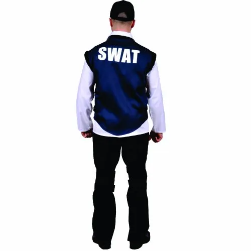 Dress Up America SWAT costume poliziotto adulto taglia unica navy