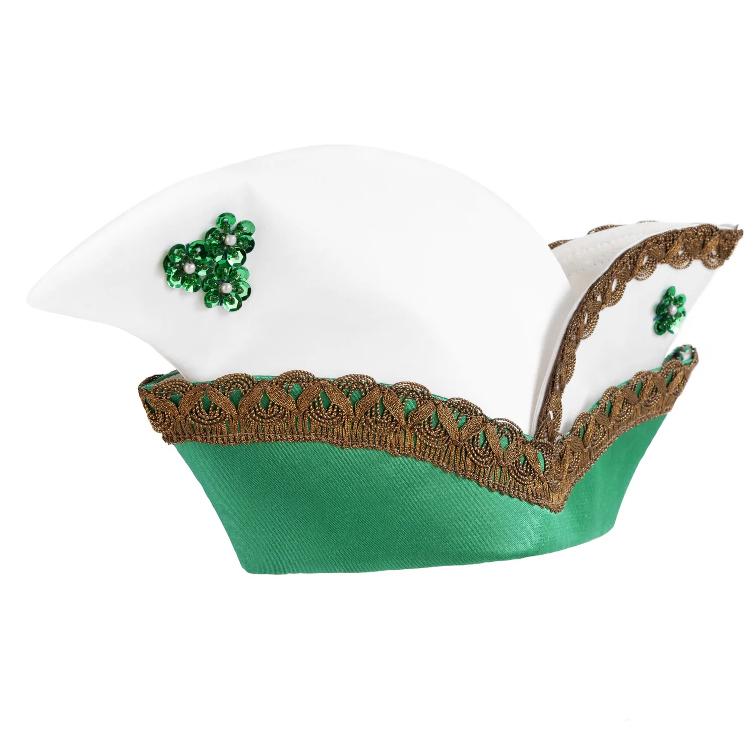 Altenburg Mini Cap cappello comitato verde bianco oro fiori