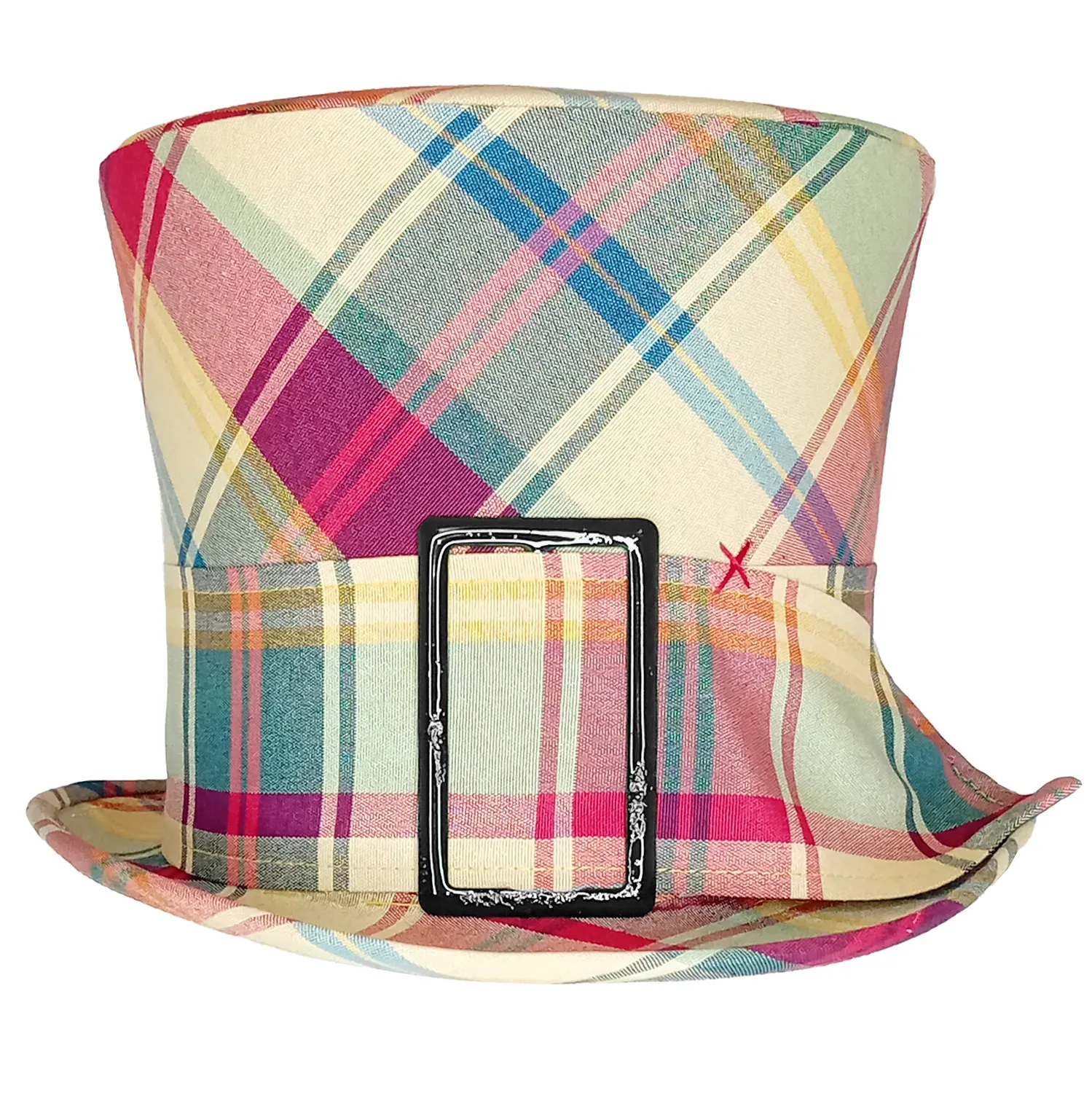 Altenburg Pippo cilindro quadri magenta blu taglia 59