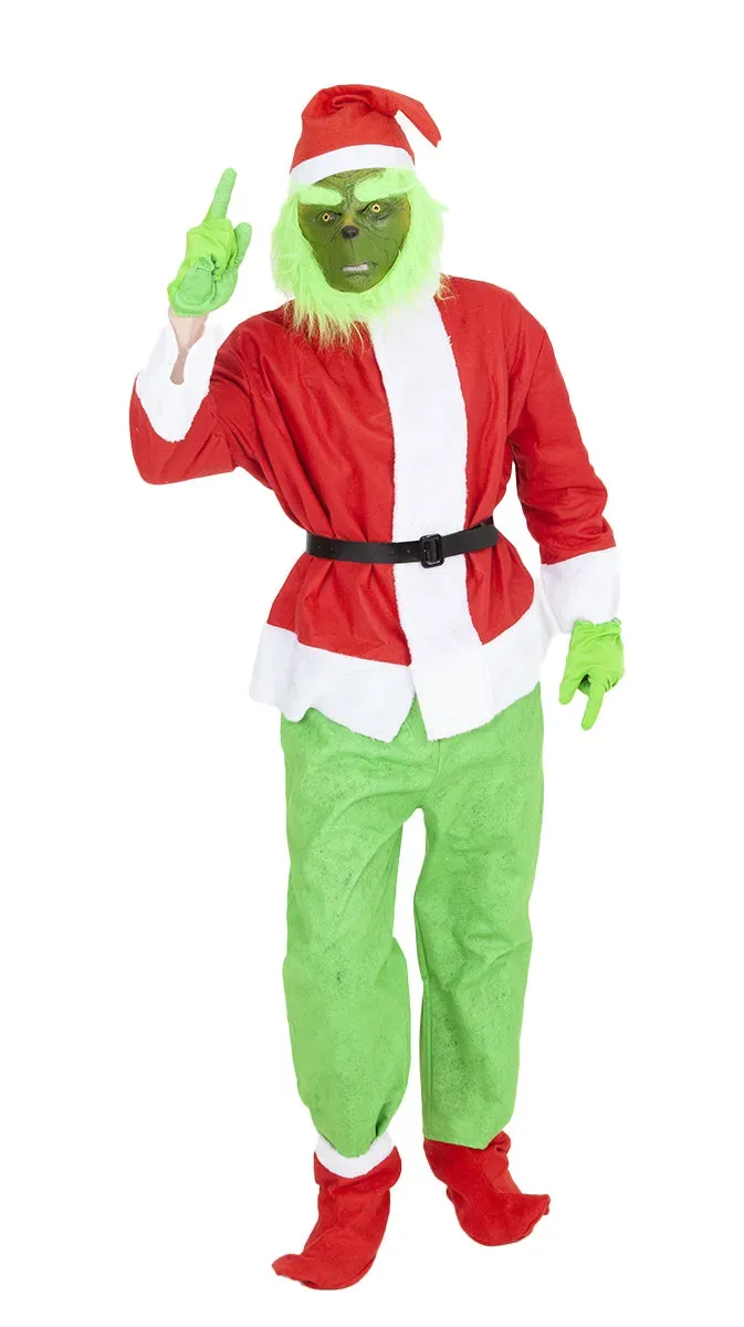 Rubies Grinch Ad costume adulto M verde