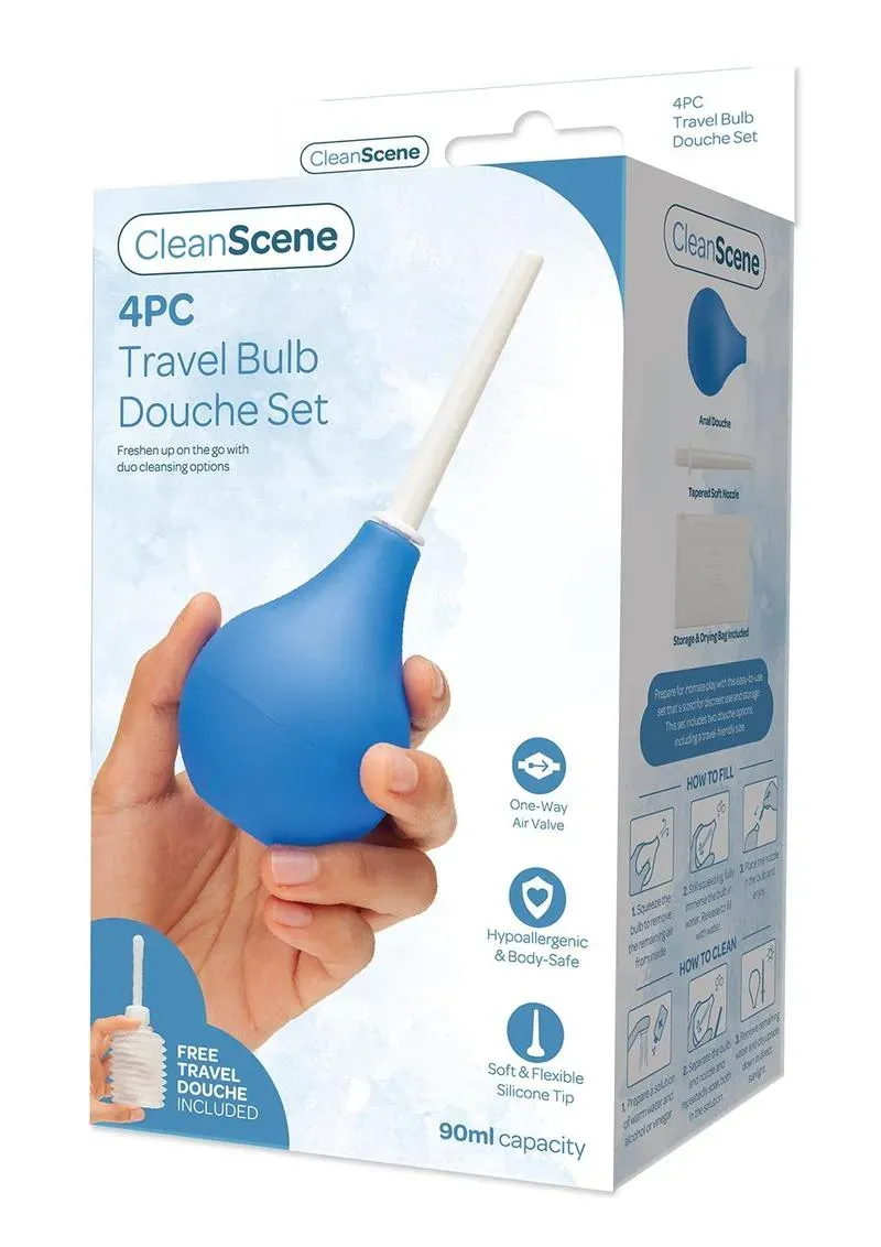 AquaClean Travel Bulb set doccia intima blu da viaggio