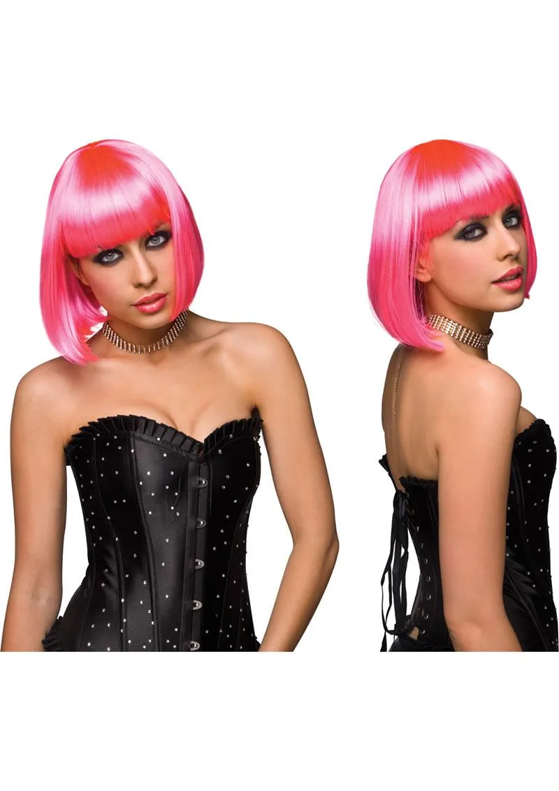 Pleasure Wigs Cici Parrucca Nera Sintetica Regolabile