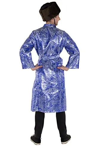 Dress Up America Cappotto Blu Rabbino Adulto Bekishe