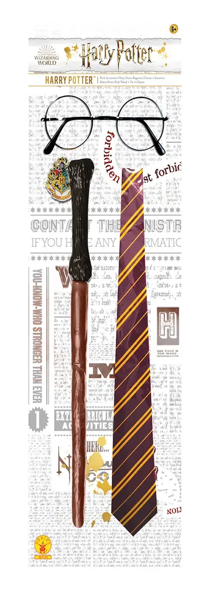 Rubies Harry Potter kit accessori taglia unica Grifondoro