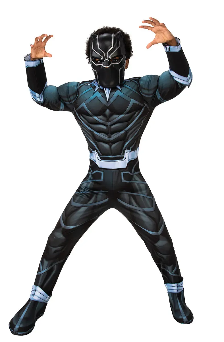Rubies Black Panther Deluxe costume bambino nero