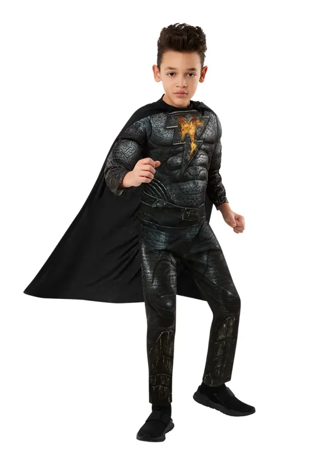 Rubies Black Adam Deluxe Inf costume bambino nero oro