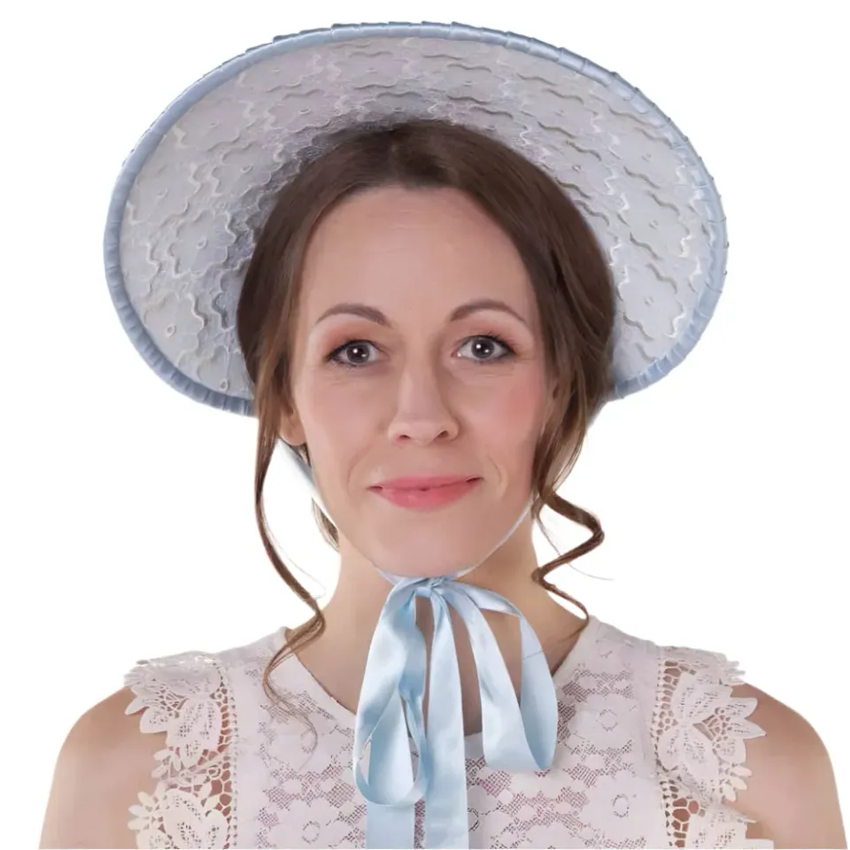 Altenburg Bonnet azzurro chiaro cappello storico pezzo unico
