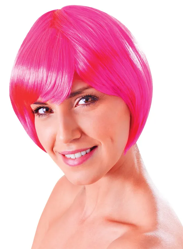 Rubies Parrucca Rosa seducente capelli lunghi donna