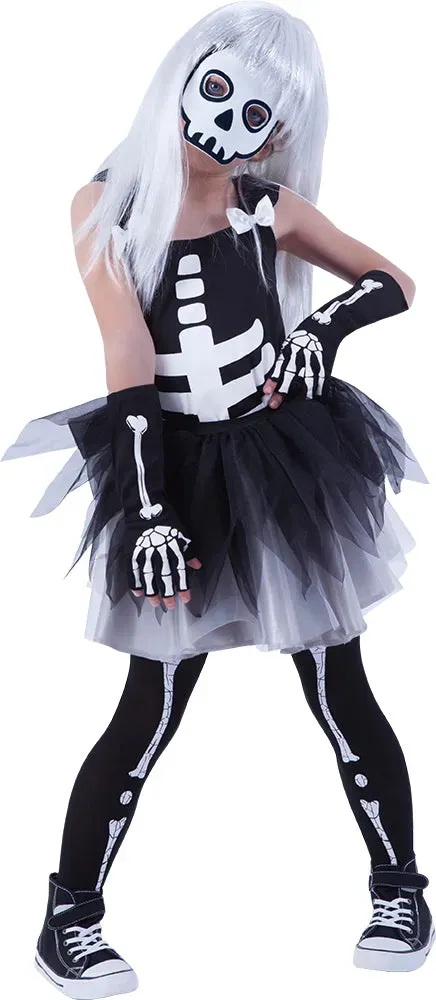 Rubies Tutuween Scheletro costume bambina M tutu nero