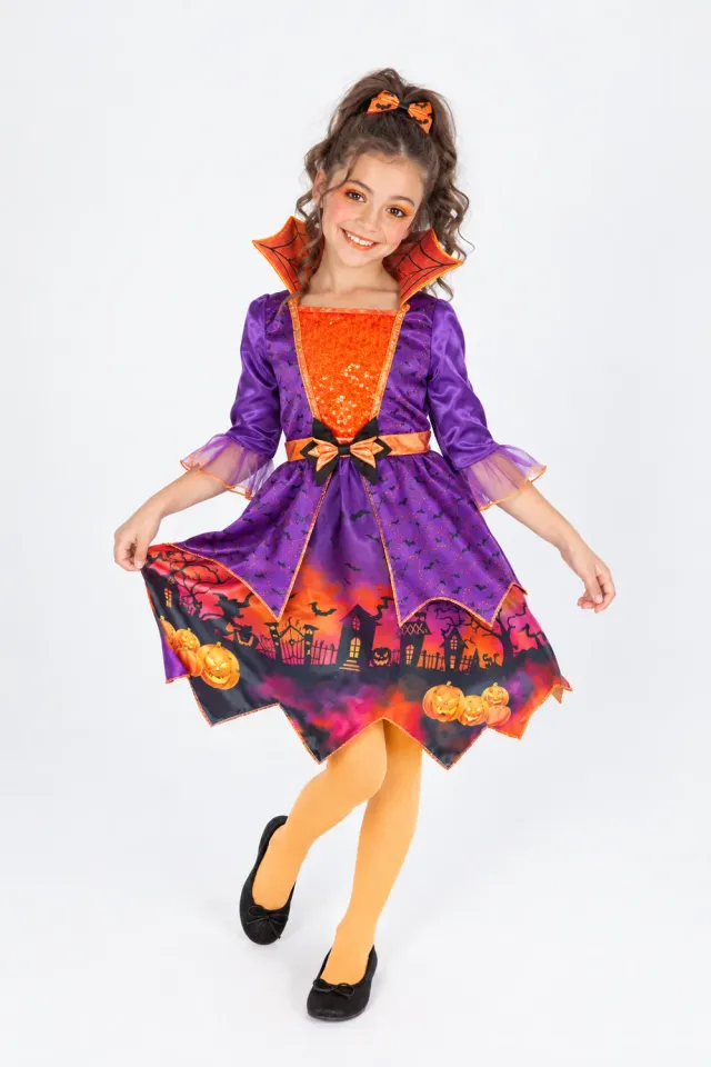 Rubies Bella Vampira costume bambina taglia S nero