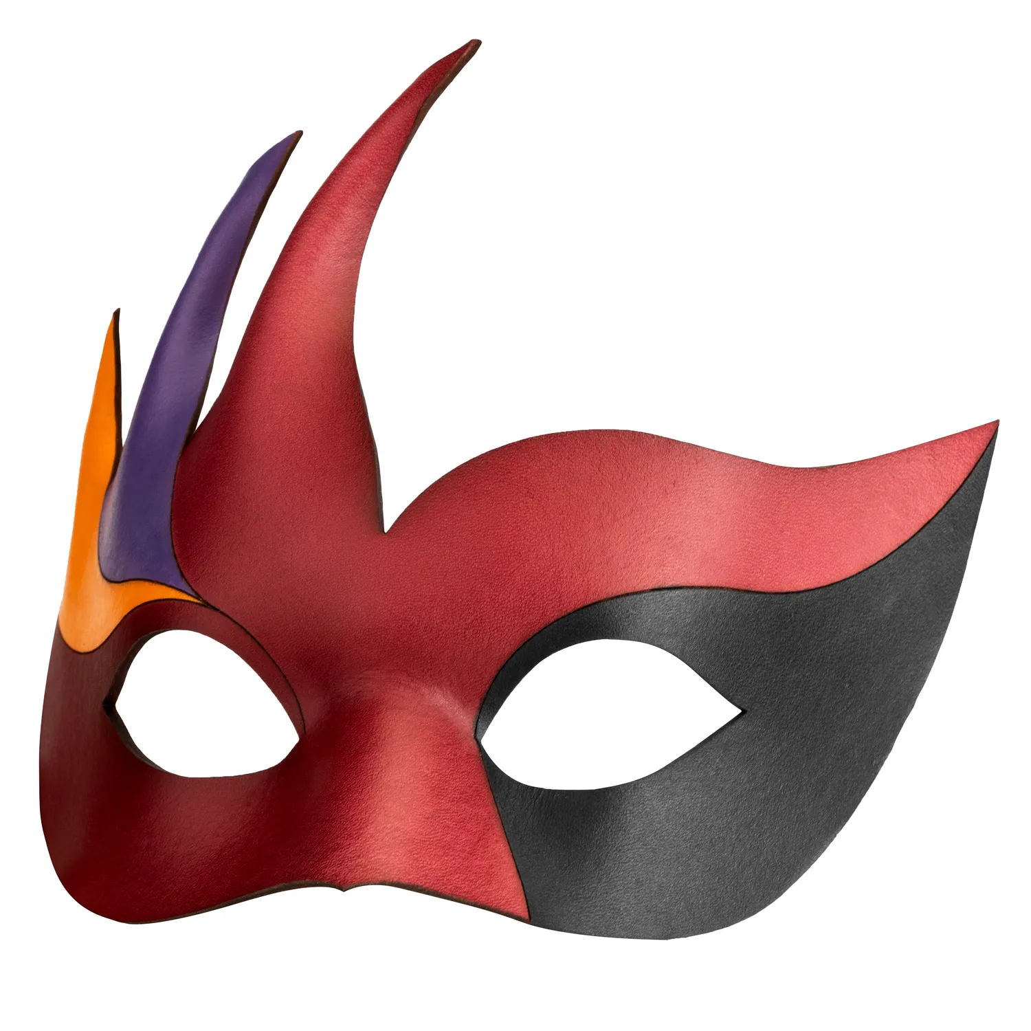 Altenburg Colombina Cigno maschera veneziana in pelle