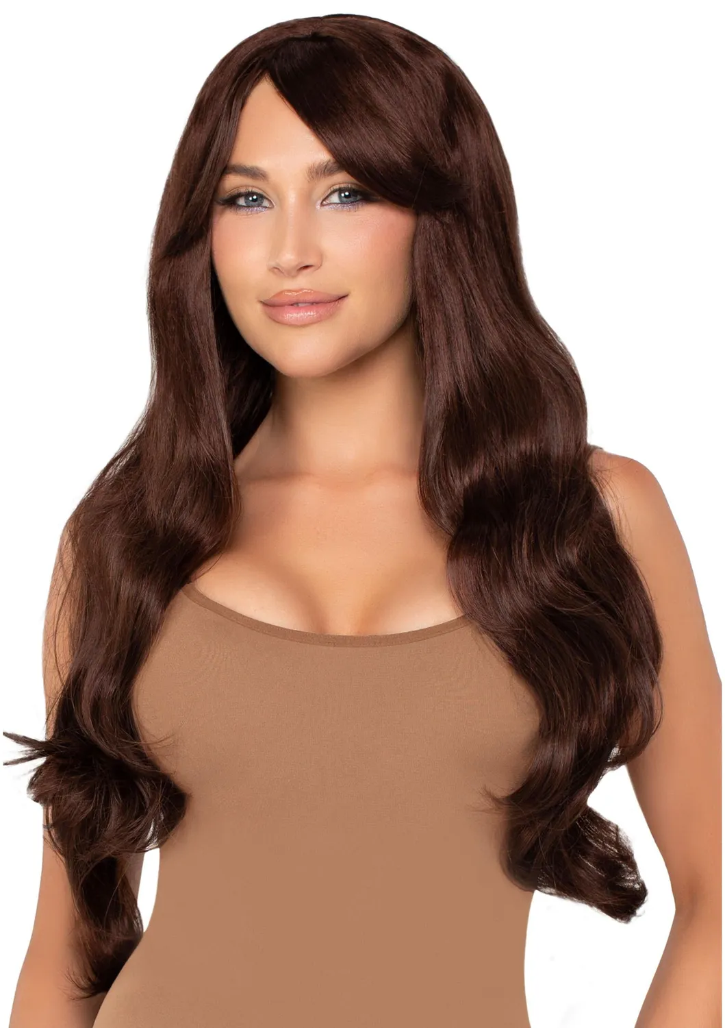 Leg Avenue Long Wavy Wig parrucca rossa lunga mossa