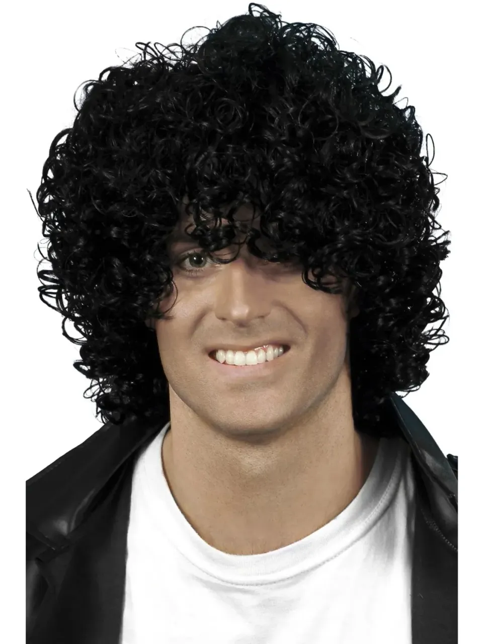 Rubies MJ Afro parrucca nera afro voluminosa