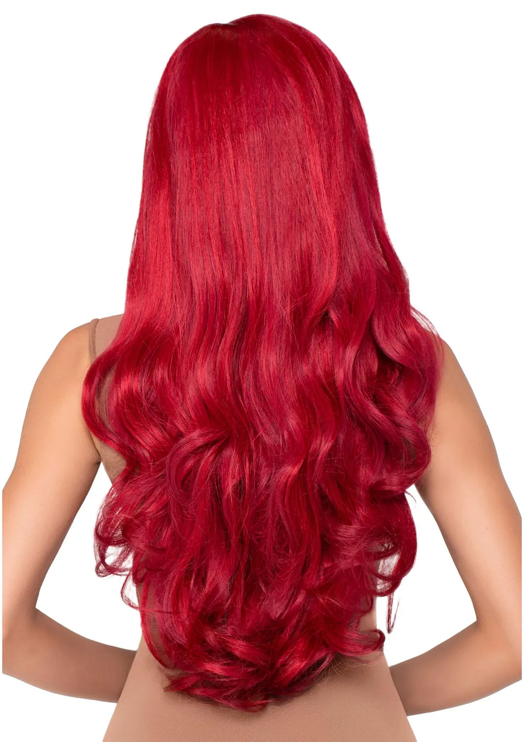 Leg Avenue Long Wavy Wig parrucca rossa lunga mossa