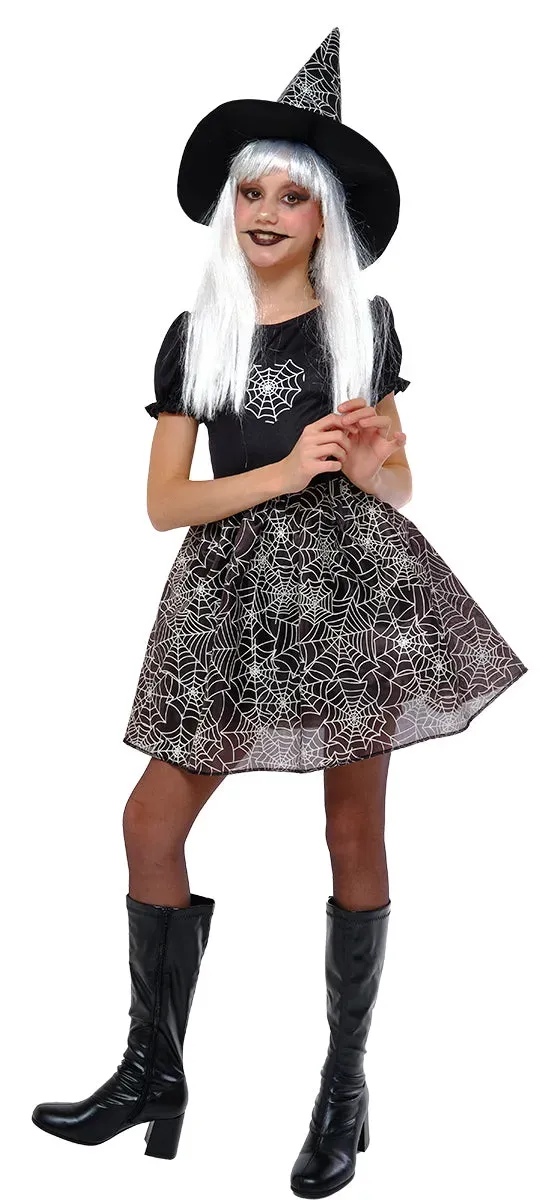Rubies Spiderweb Strega costume bambina M fosforescente