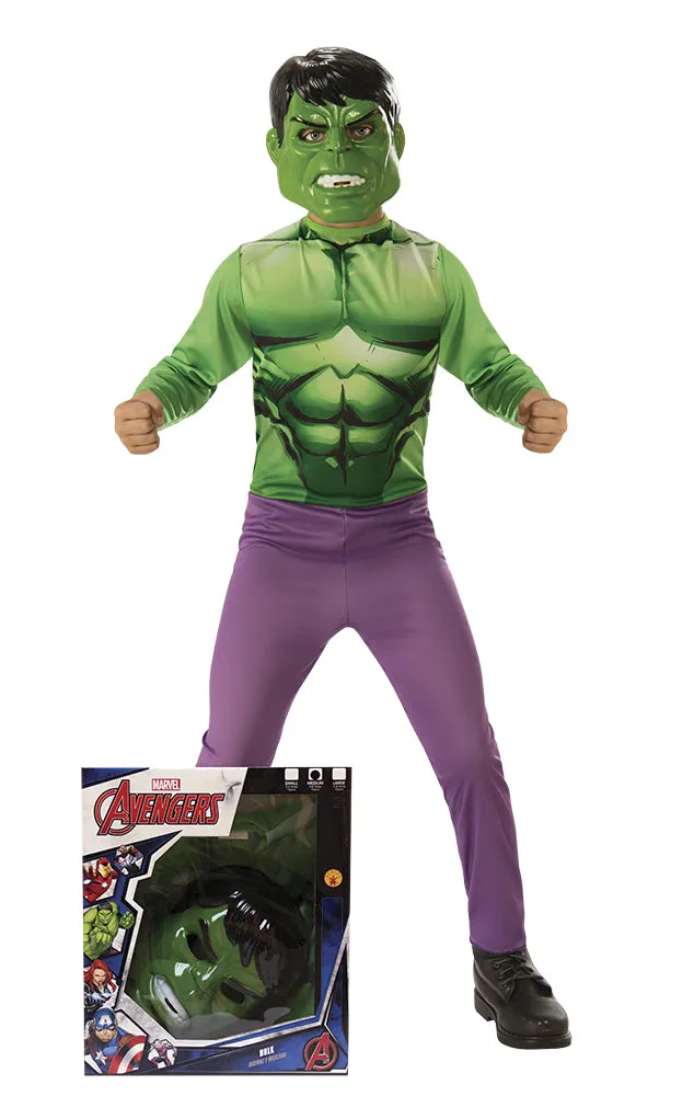 Rubies Hulk costume bambino M L muscoloso verde