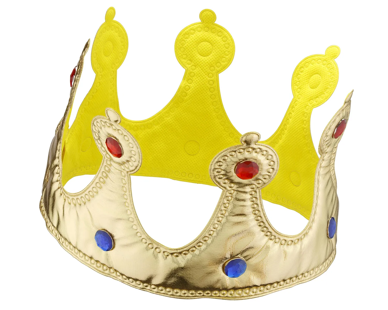 Dress Up America Corona Oro scettro blu bimbi