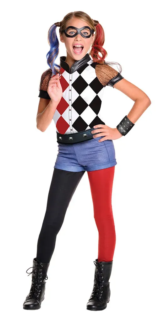 Rubies Harley Quinn Deluxe costume bambina taglia S