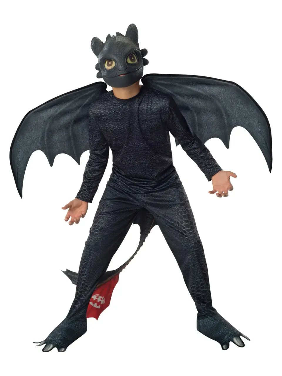 Rubies Toothless Night Fury Deluxe costume bambino M drago