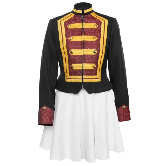 Altenburg abito guardia giacca nera gonna bianca