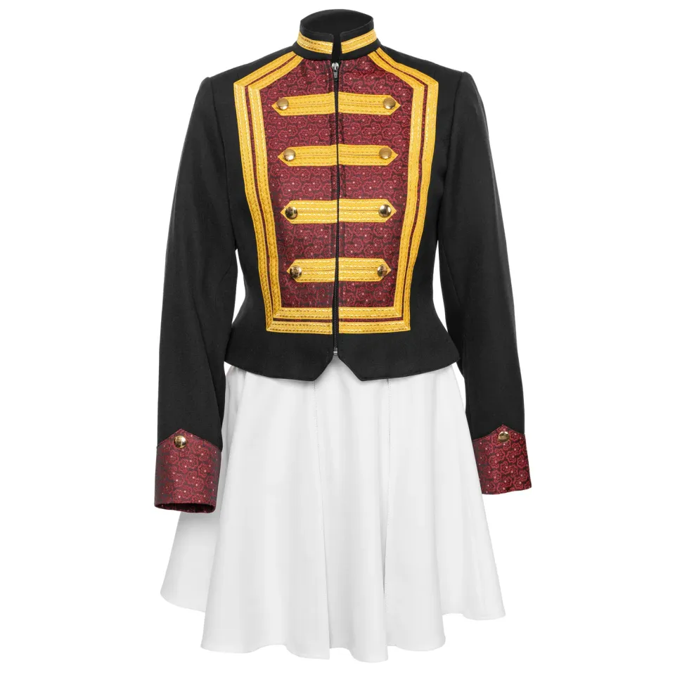 Altenburg abito guardia giacca nera gonna bianca