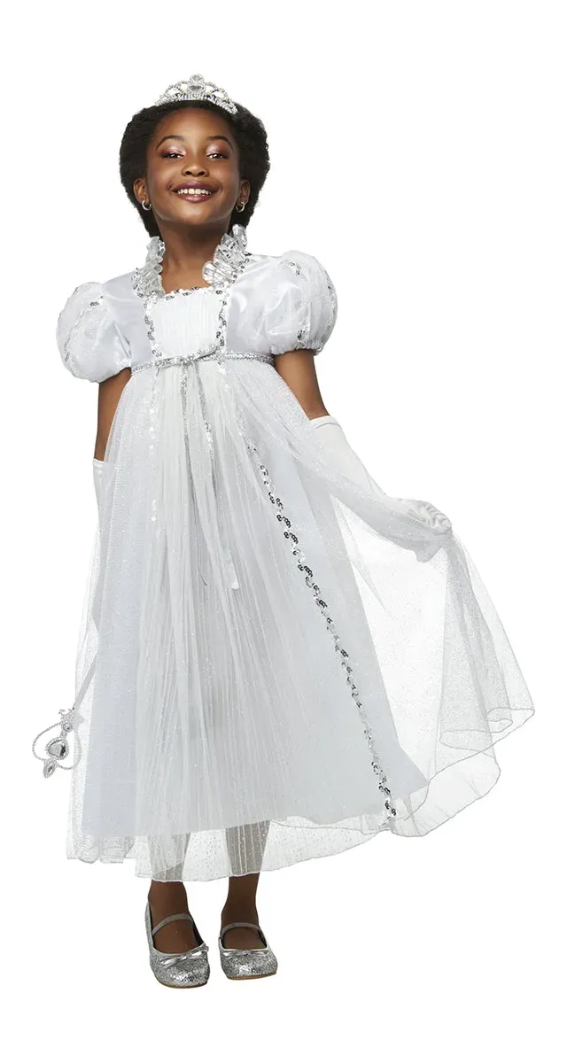 Rubies Sposa Principessa costume bambina bianco XXS-XS-S
