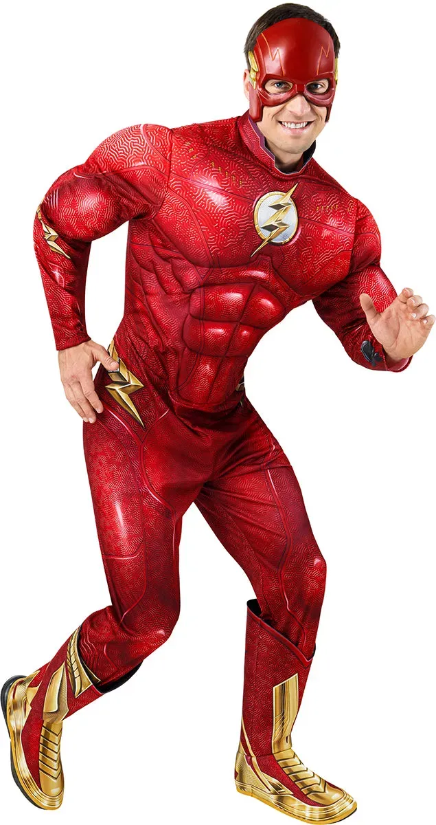 Rubies The Flash Deluxe costume adulto taglia M rosso