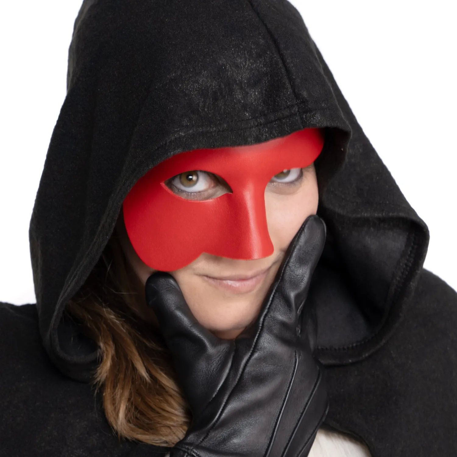 Altenburg Phantom maschera veneziana pelle rossa