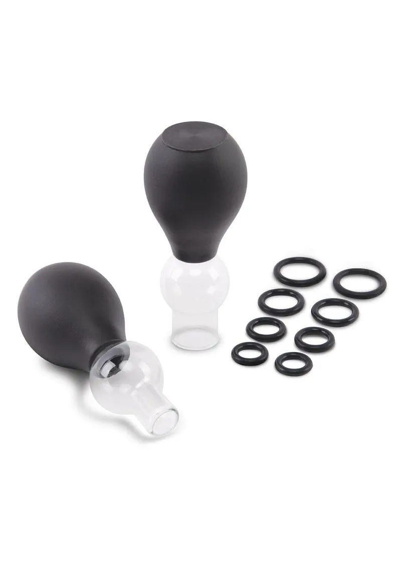 Pleasure Wigs Size Up Classic Nipple Pump Set pompa capezzoli 2 misure