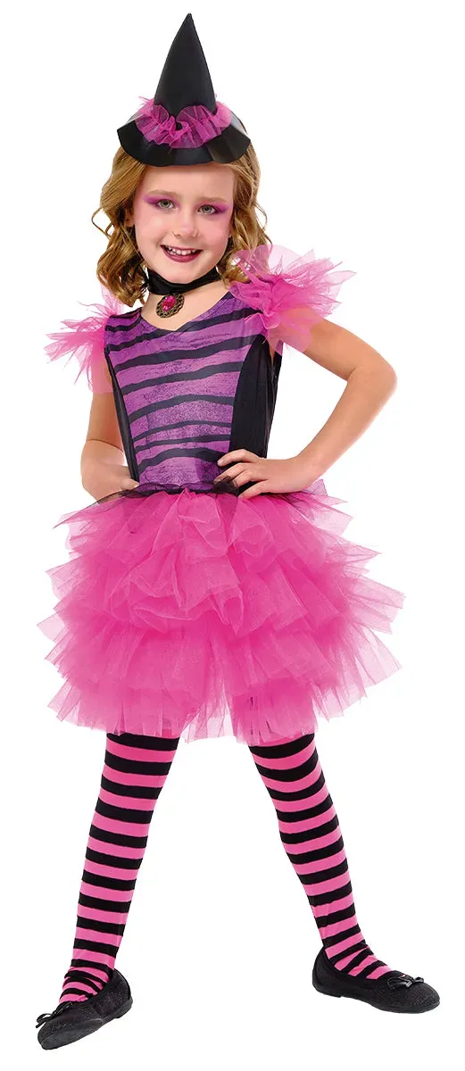Rubies Strega Glamour Rosa costume bambina rosa