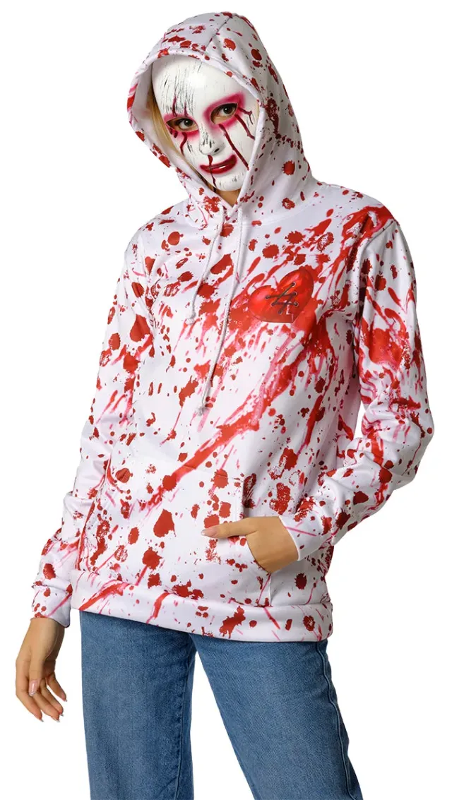 Rubies Hoodween Psyco Killer costume adulto MST felpa con maschera