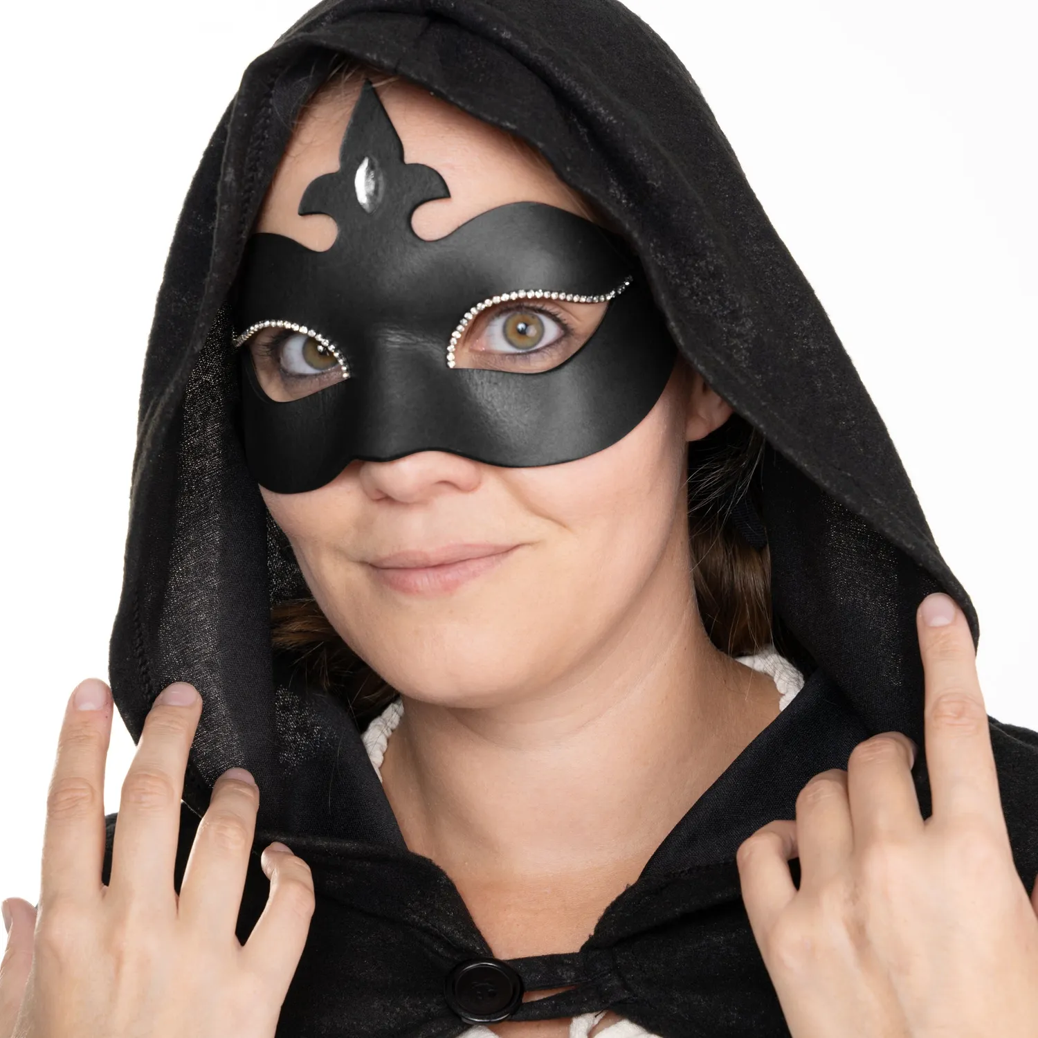 Altenburg Colombina Stella maschera pelle nera