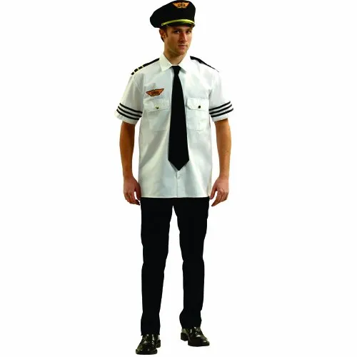 Dress Up America Pilota costume adulto taglia unica cappello