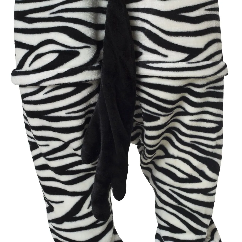 Katara 1744 Kigurumi Pigiama Zebra S 145-155 cm Pile Morbido
