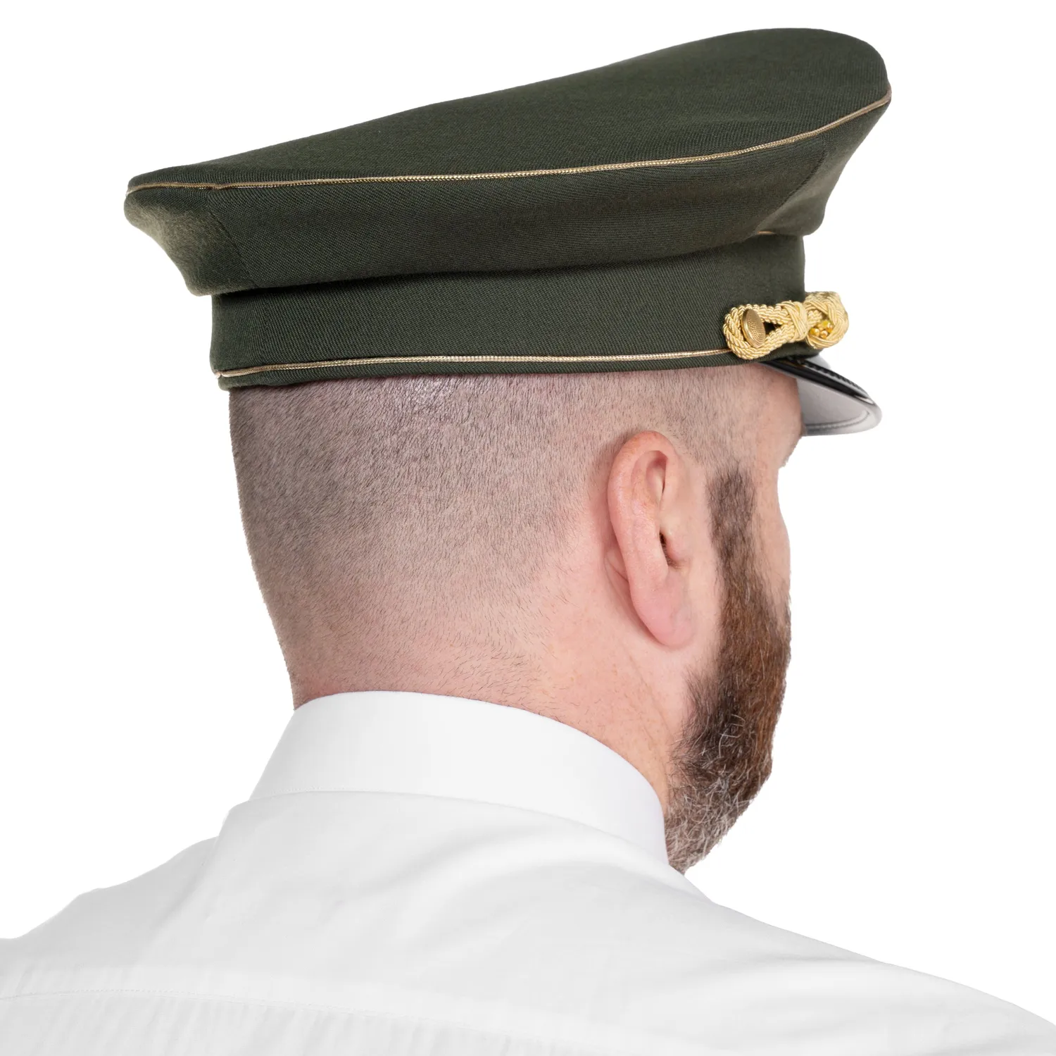 Altenburg Militare berretto verde piping oro visiera