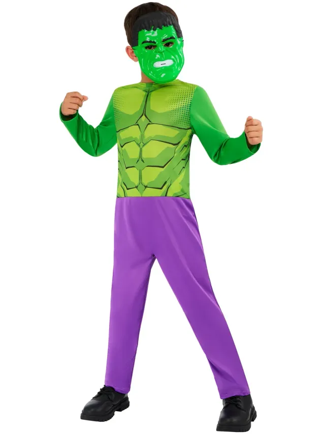 Rubies Hulk Opp costume bambino tuta muscolosa
